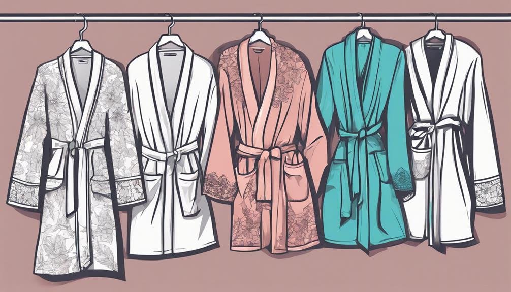 bridal party satin robes