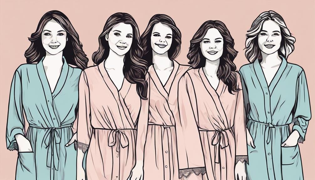 elegant satin sleepwear choices