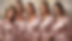 luxurious satin for bridesmaids