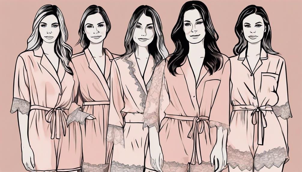 luxurious satin sleepwear fashion