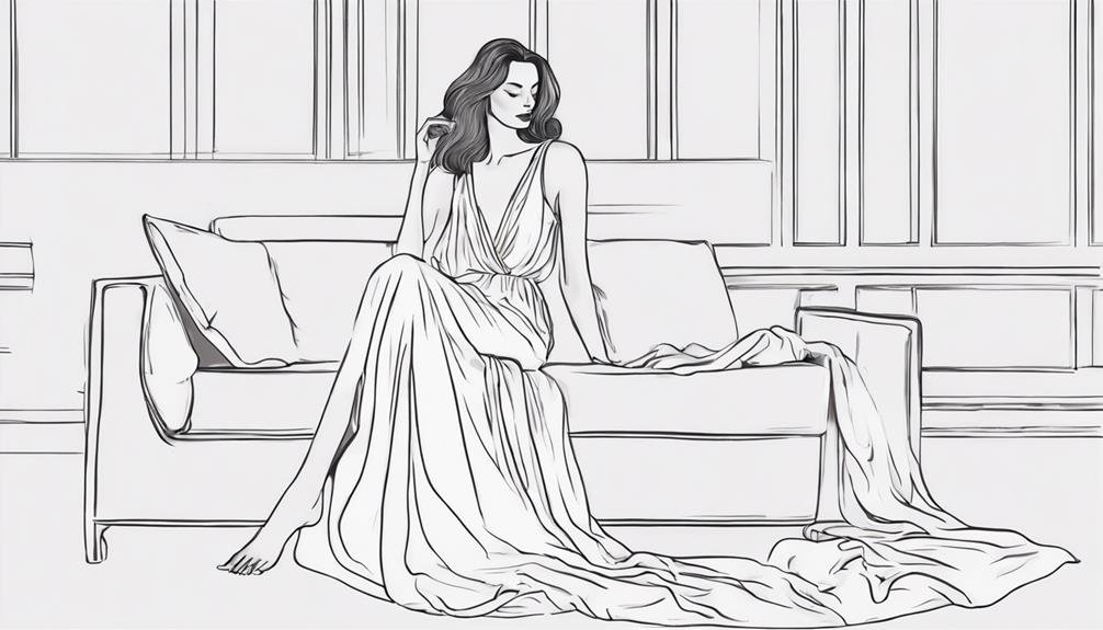 luxurious silk nightgown choice