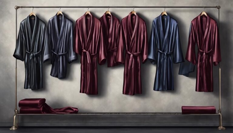 men s luxury satin robes