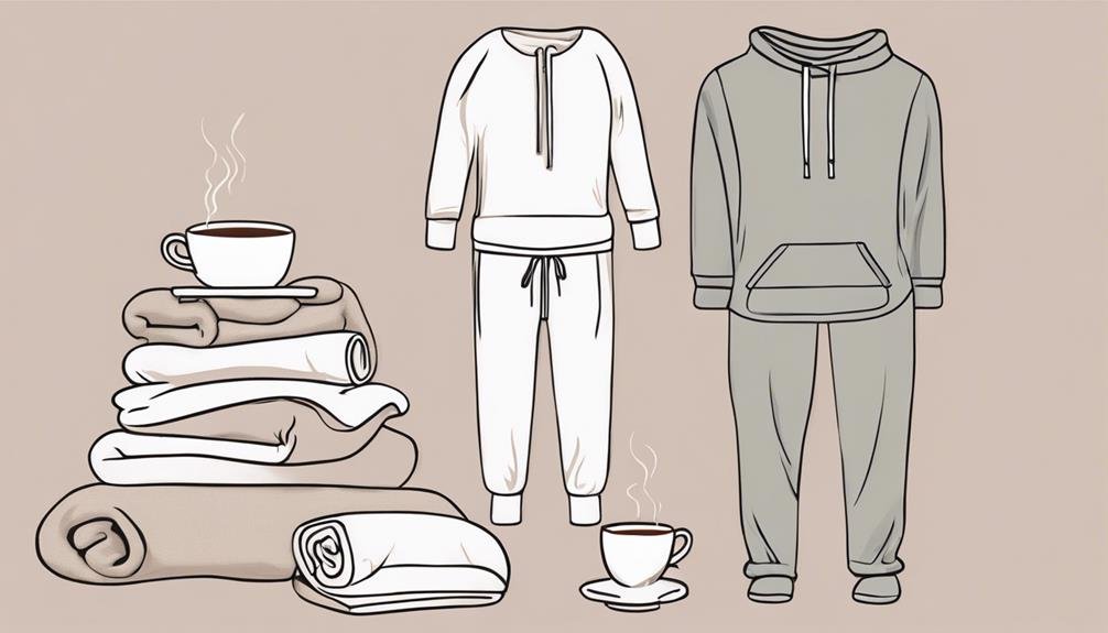 relaxed loungewear in cotton