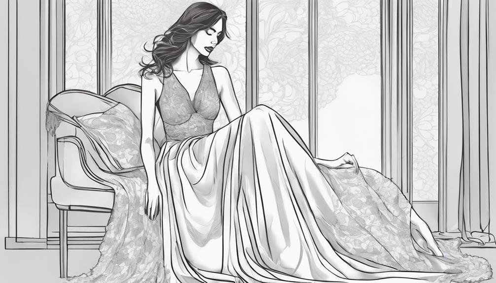 shopping for luxurious sleepwear